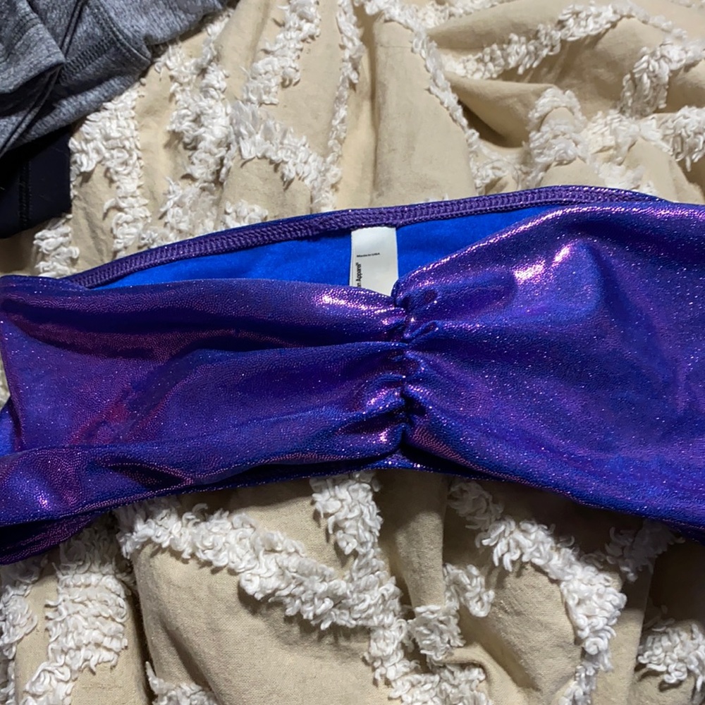 American apparel bandeau swim top